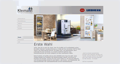 Desktop Screenshot of kleimann-web.de
